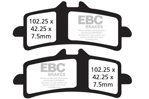 EBC Brake Pads for Bikes - GPFAX447HH Grand Prix - (1 Set)