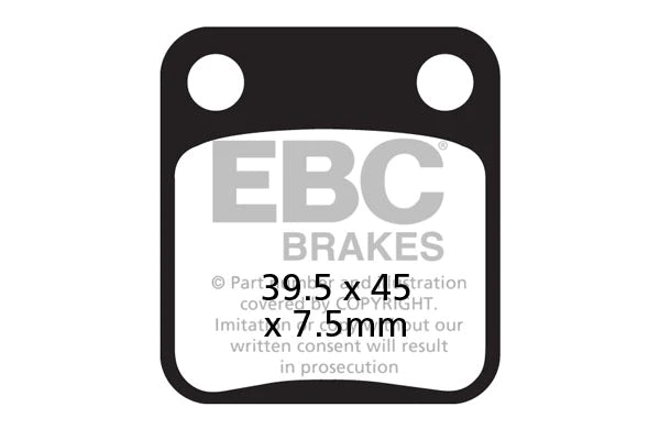 EBC Brake Pads for Bikes - MX054 Motocross Race - Rear