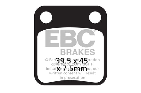 EBC Brake Pads for Bikes - MX054 Motocross Race - Rear