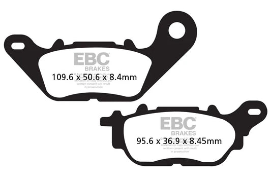 EBC Brake Pads for Bikes - SFA464 Organic - Front (1 Pair)
