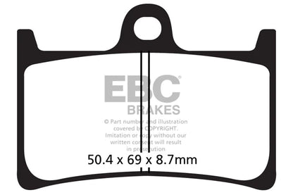 EBC Brake Pads - Sintered FA252HH - Riders Junction