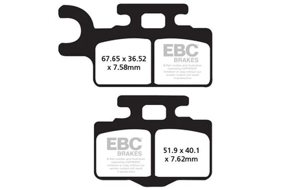 EBC Brake Pads for Bikes - Sintered FA302R