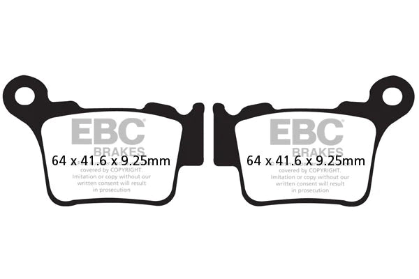 EBC Brake Pads for Bikes - Sintered FA368R - (1 Set)
