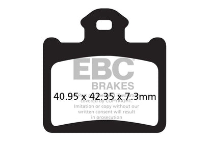 EBC Brake Pads for Bikes - Sintered FA602R - (1 Pair)