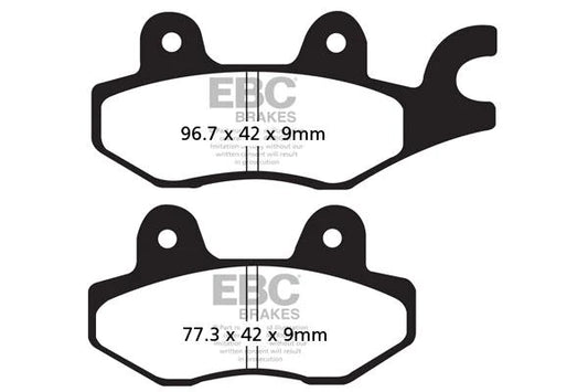 EBC Front Brake Pads for Hero Xpulse GPFAX197HH Grand Prix - EBC (1 Set)