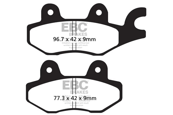 EBC Fully Sintered Front Brake Pad for Hero Xpulse-FA197HH