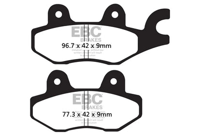 EBC Fully Sintered Front Brake Pad for Hero Xpulse-FA197HH