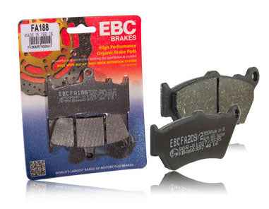EBC Brake Pad Organic Brake Pads- Front - FA658