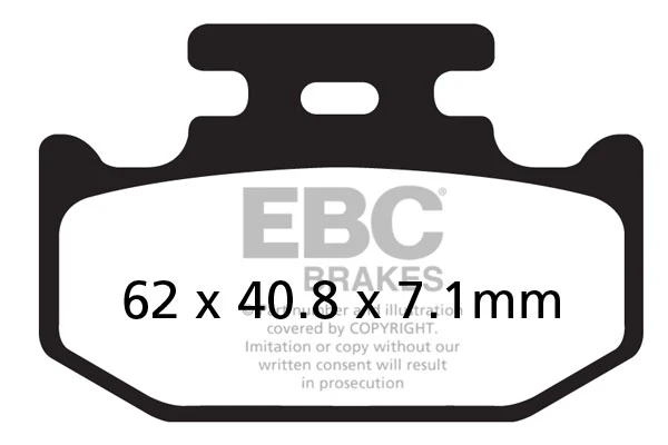EBC Brake Pads - FA497TT Carbon - Front
