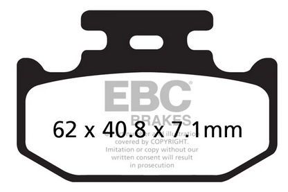 EBC Brake Pads - FA497TT Carbon - Front