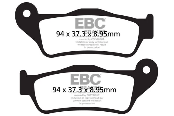 EBC Brake Pads - FA643V Semi Sintered - Front