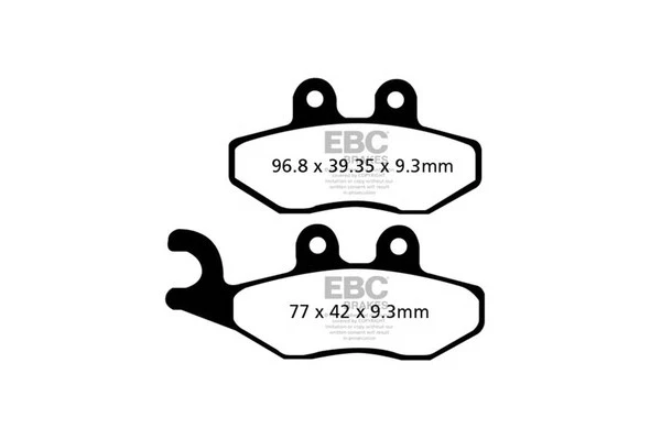 EBC Brake Pads - SFA353HH Fully Sintered - Rear