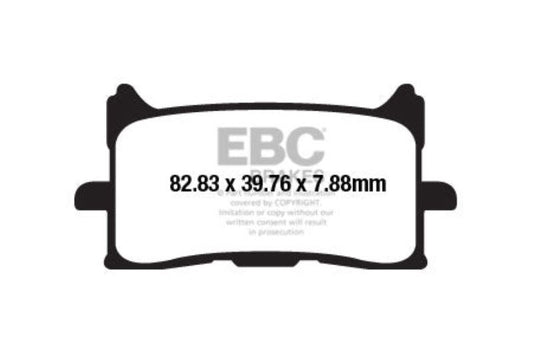 EBC Brake Pads Fully Sintered FA679HH-(2 Sets)