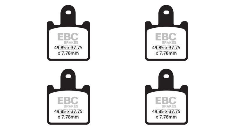 EBC Brake Pads Fully Sintered (2 Set Front)-FA4174HH-2