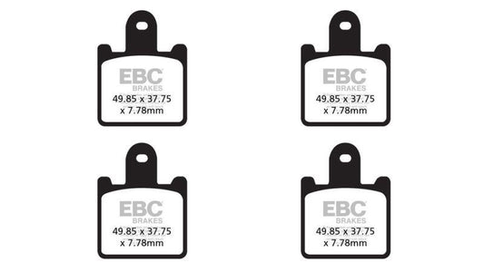 EBC Brake Pads Fully Sintered (2 Set Front)-FA4174HH-2