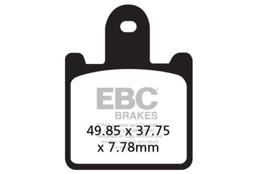 EBC Brake Pads Fully Sintered (2 Set Front)-FA417/4HH-2