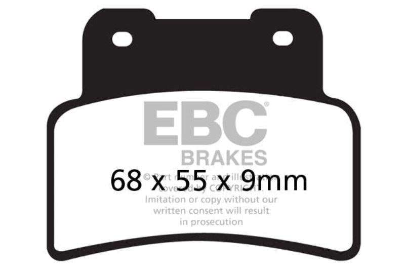 EBC Brake Pads Fully Sintered (Front Set)-FA432HH(BUN2)