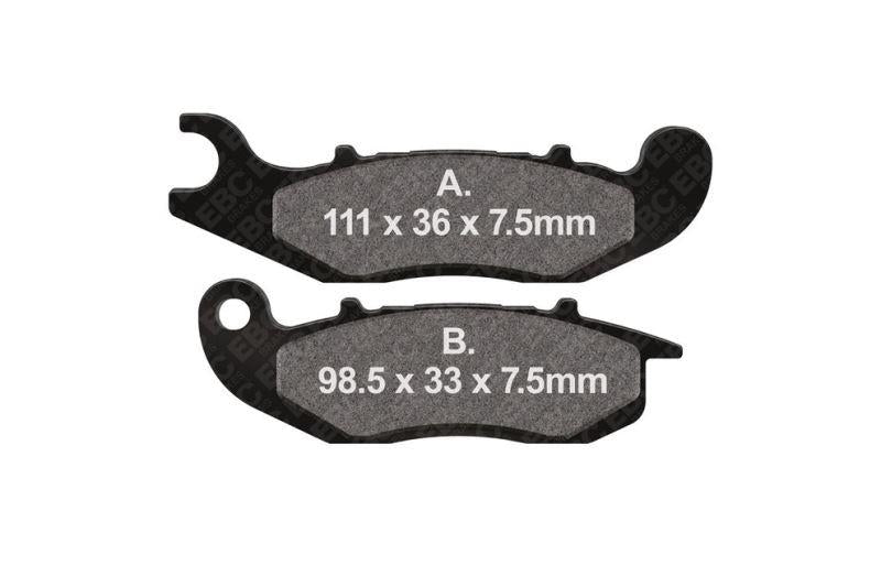 EBC Brake Pads Fully Sintered (Front)-FA465HH