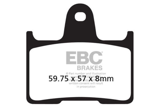 EBC Brake Pads Fully Sintered (Rear)-EPFA254HH