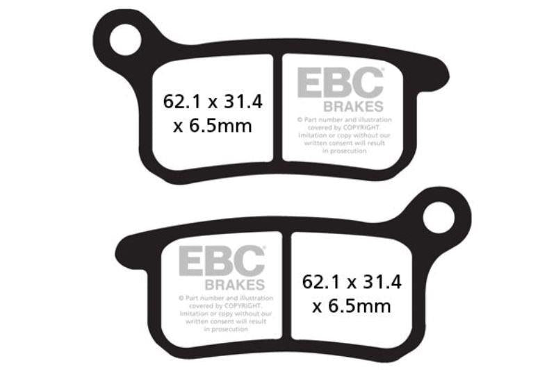 EBC Brake Pads Sintered (Front)-FA357R