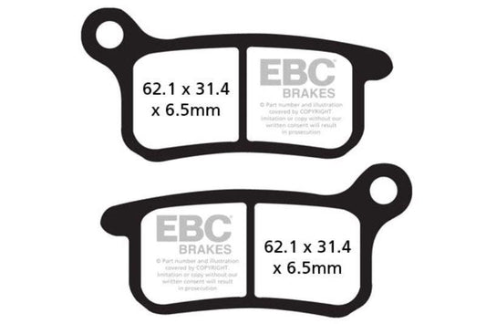 EBC Brake Pads Sintered (Front)-FA357R