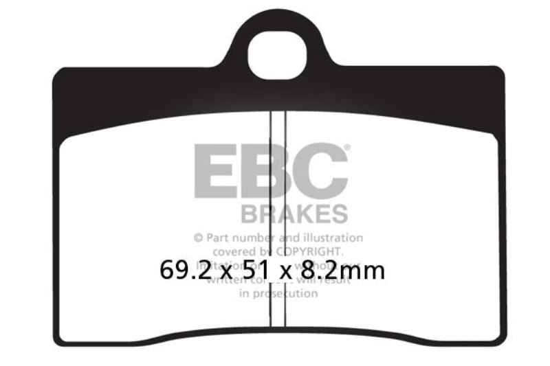 EBC Fully Sintered Brake Pads (Front 2 Set)-FA095HH-2