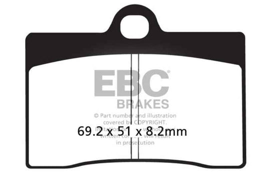EBC Fully Sintered Brake Pads (Front 2 Set)-FA095HH-2