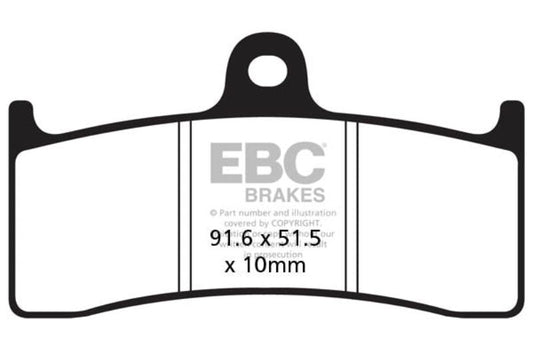 EBC Fully Sintered Brake Pads (Rear Rotor)-FA249HH