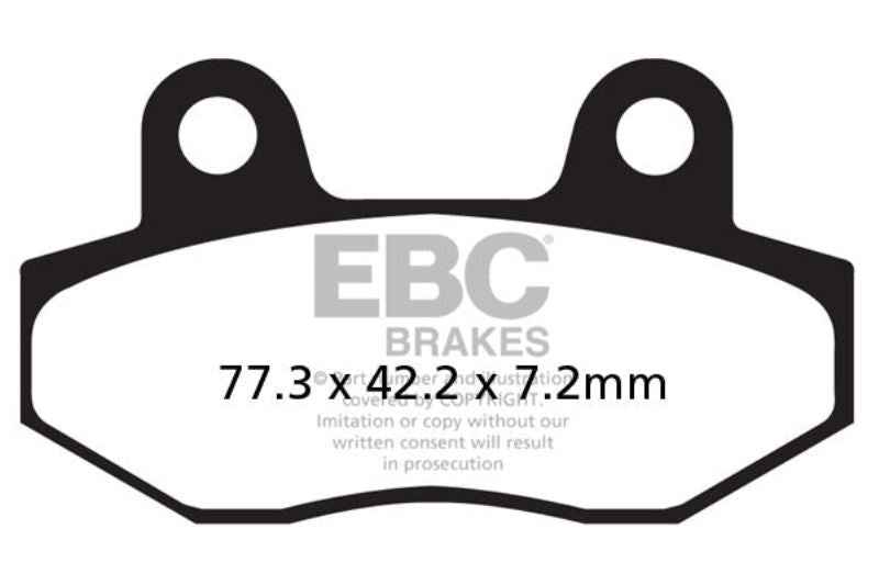 EBC Fully Sintered Brake Pads (Rear)-FA086/2HH