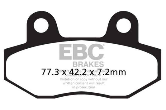 EBC Fully Sintered Brake Pads (Rear)-FA086/2HH