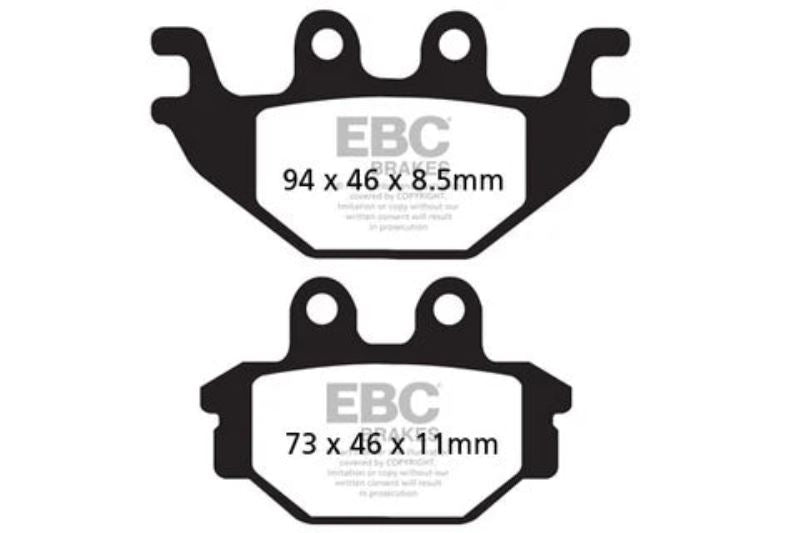EBC Semi Sintered Brake Pads (Rear)-FA377V