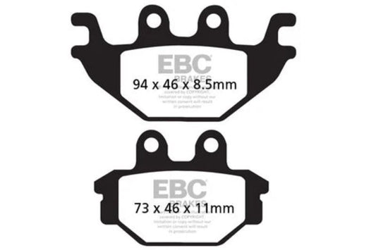 EBC Semi Sintered Brake Pads (Rear)-FA377V
