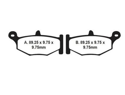 EBC Brake Pad - FA419HH Double H Sintered Brake Pads