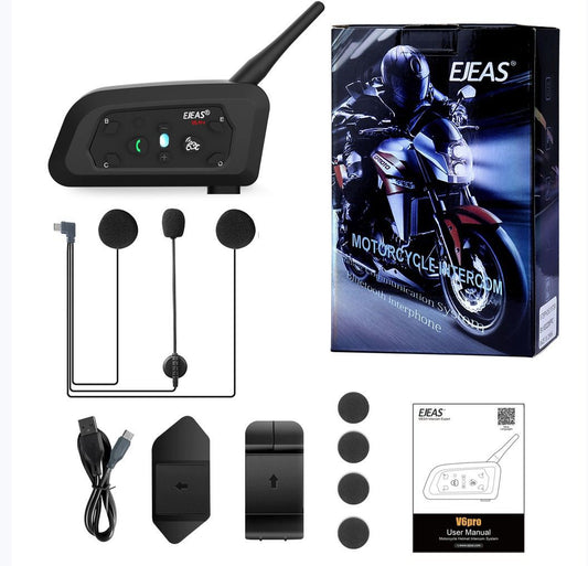 EJAS V6Pro+ bluetooth intercom Riders Junction