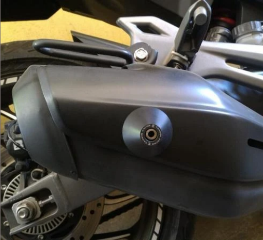 Exhaust Slider for Dominar 400 - Carbon Racing - Riders Junction