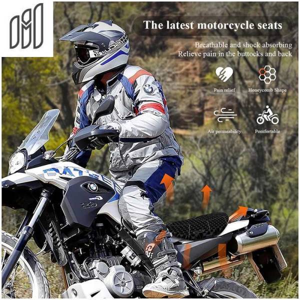 Easy Bum Cruiser & Sports Motorcycle Seat Cushion -MH Moto