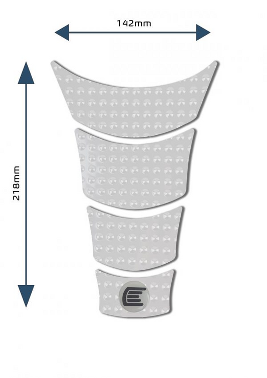 Eazi Grip Centre Tank Pads in Clear – Design A