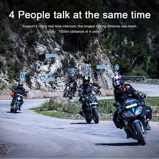 EJEAS V4 Plus Helmet Bluetooth Intercom - Riders Junction