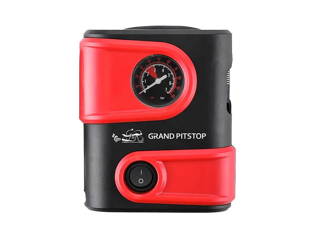 Electric Tire Inflator Air Compressor Pump for Car, Motorcycle, Balls and Mattresses - Red - Riders Junction