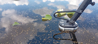 "Elements" Kickstand Extender for Dominar 400 (upto 2018) - Carbon Racing - Riders Junction