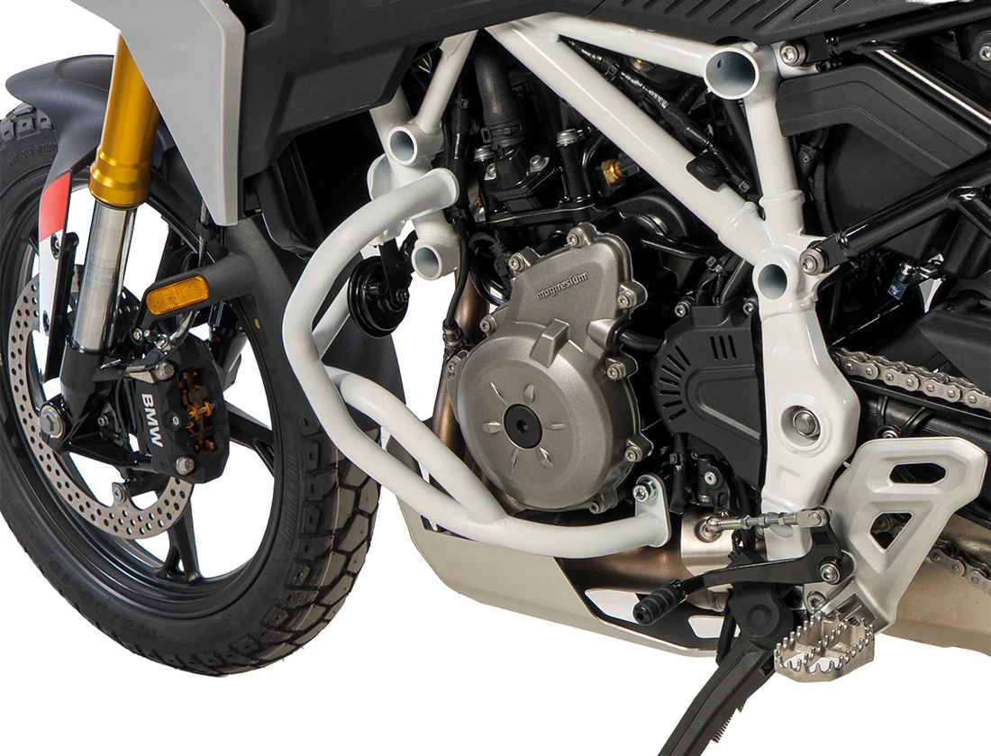 Engine Protection Bar for BMW F 450 GS (2026 onwards) by Hepco Becker -White- 5016553 00 03