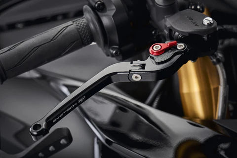 Evotech Performance Folding Clutch and Brake Lever set For Yamaha YZF-R1 / R1M (2015-) Part No : PRN002396-003908 - Riders Junction