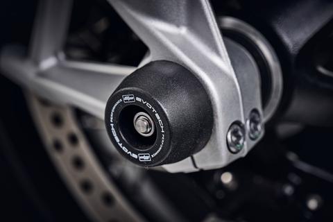 Evotech Performance Front Spindle Bobbins - Ducati Scrambler Desert Sled (2017+)1