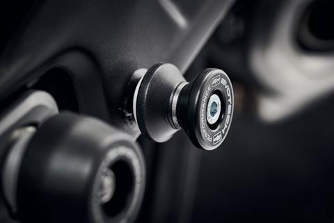 Evotech Performance Paddock Stand Bobbins For Triumph Trident (2021+) - Riders Junction