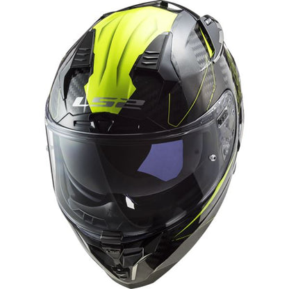 LS2 Helmets Challenger Ct2 Fold Gloss H-v Yellow - FF327