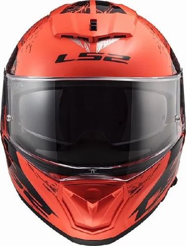 LS2 FF390 Breaker Evo Matt Black Orange Animal Helmet - Riders Junction