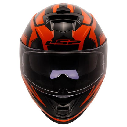 LS2 FF800 Storm Il Atomik Black Orange-06 Helmet