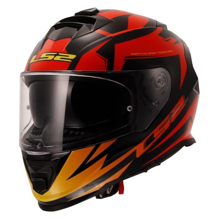 LS2 FF800 Storm Ii Atomik Red Shadow Helmet