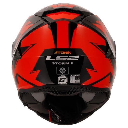 LS2 FF800 Storm II Atomik Red Shadow Helmet - Riders Junction