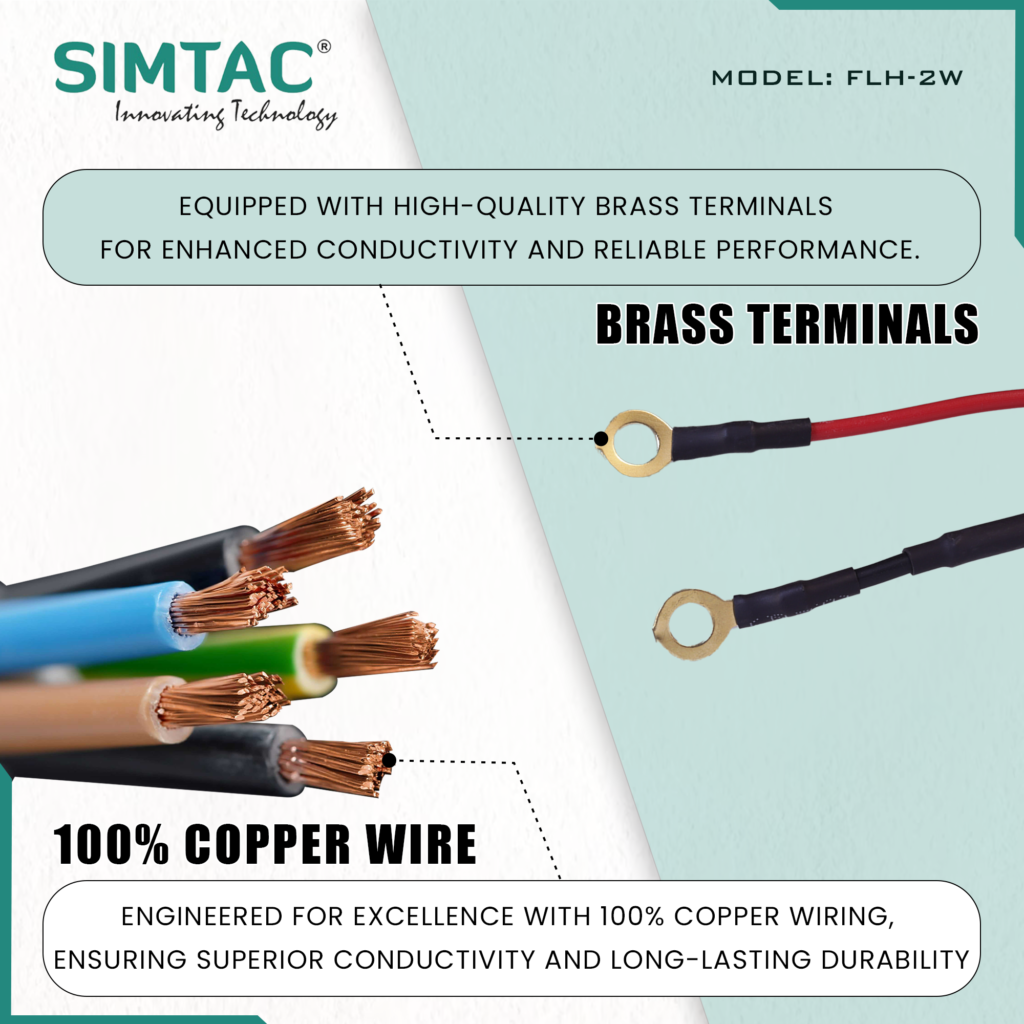 Simtac Dual Color Aux Light Wire Harness for Bikes &amp; Cars - Riders Junction